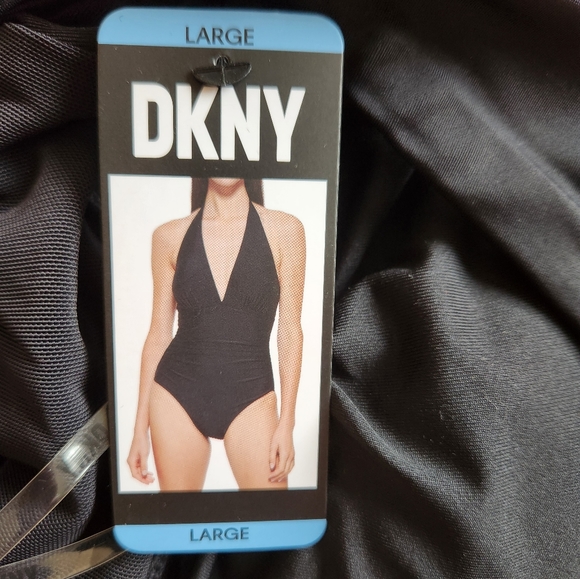 DKNY halter one piece swimsuit - Picture 4 of 7